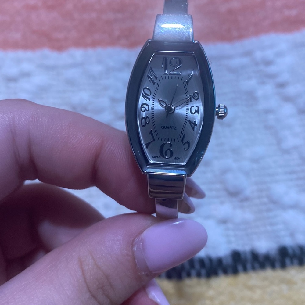 Silver watch